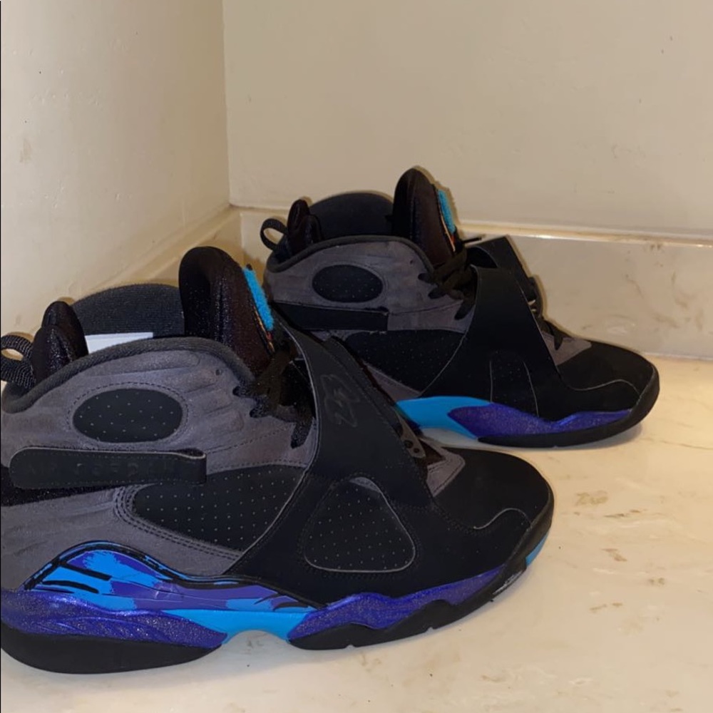 Aqua Jordan 8s